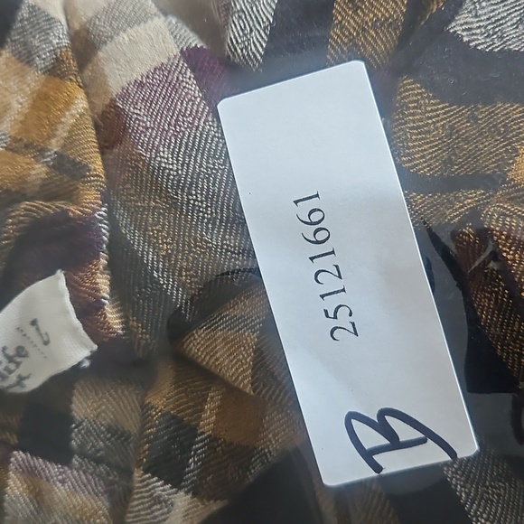 TitleNatural Life Plaid Flannel Shirt Dress – Women’s Large – New - Picture 9 of 9